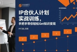 IP合伙人计划实战训练 全流程教学带你掌握知识变现方法