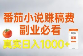 番茄小说低门槛赚稿费玩法拆解 新手可操作单日收益近千元