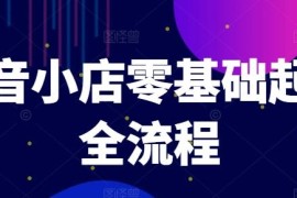 抖音小店零基础起店全流程 爆款打造商品卡引流实操教程
