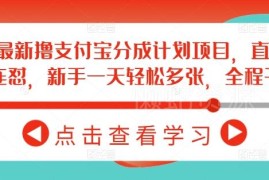 2025年2月支付宝分成计划实操玩法 新手搬运操作可快速获收益