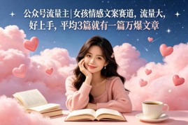 公众号流量主女性情感文案赛道解析 新手低门槛变现攻略