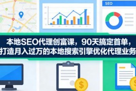 本地SEO代理创业实操课 90天拿首单打造月入过万稳定业务