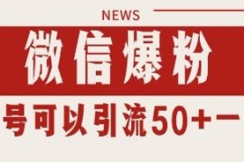 微信私域爆粉暴力引流打法揭秘 实操可日引千粉单号日入50+
