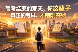 高考结束才是人生真正考试的开端 稀缺隐学干货内容分享