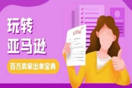 2024亚马逊跨境电商实操教程 新手入门选品运营出单全攻略