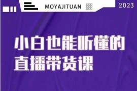 大威本威20节系统直播带货课 小白也能轻松掌握全流程玩法