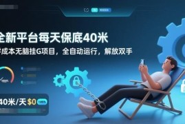 零成本全自动看广告挂机项目 单IP双设备单日最高收益40元