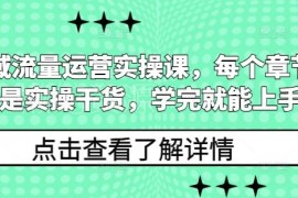 私域流量运营全流程实操课 从底层逻辑到落地案例干货教程