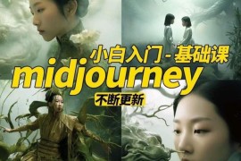 Midjourney零基础入门教程 含AI摄影设计绘画AIGC作图技巧
