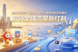 全球IP嘉年华香港站干货 跨平台跨地域IP变现解锁全球流量新红利