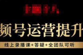 视频号运营提升教程：起号逻辑 选品技巧及带货实操全指南