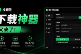 GitHub热门微信视频号下载工具使用教程 支持多系统多画质