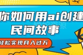AI制作差异化民间故事号教程 低门槛副业轻松实现月入过万