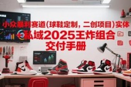 2025球鞋定制二创副业玩法 实体+私域组合运营交付手册