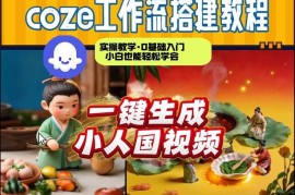 Coze工作流AI一键生成爆款小人国视频 0基础1分钟即可完成剪辑制作