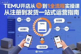 TEMU开店从0到1实操教程 从注册到发货全运营流程详解