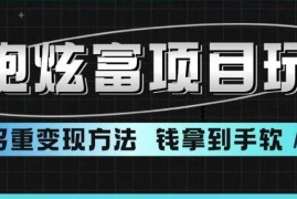 新手可操作超跑炫富类账号项目玩法及多重变现干货分享
