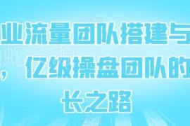 亿级流量操盘经验分享 企业短视频团队搭建与管理实操指南