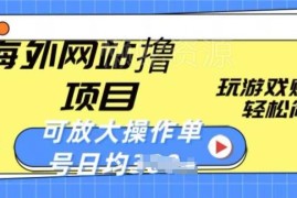 海外任务平台赚美金玩法揭秘 玩游戏做任务可放大操作收益稳定