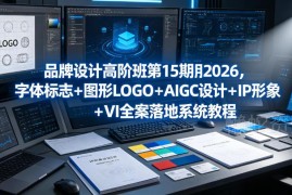 2026第15期品牌设计高阶班 含AIGC/LOGO/VI全案落地系统教程