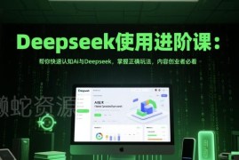 Deepseek使用进阶教程 内容创业者AI工具实用玩法全指南