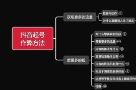 古木抖音鱼塘起号实操教程 直播间流量提升运营方法