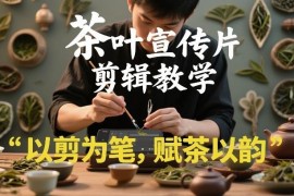 茶叶宣传片剪辑入门教程 零基础新手也能剪出高级质感茶片
