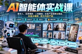 AI智能体实战课 全链路覆盖AI视频生产 可商用批量产出爆款内容