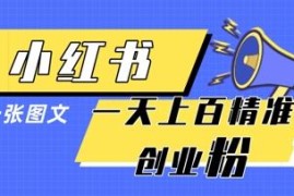小红书低风险单图引流模板 轻松日引上百名精准创业粉