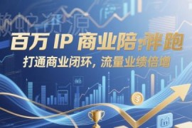 百万IP商业陪跑全套教程 打通运营闭环实现流量业绩增长