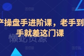 地产操盘手进阶系统课程 老手到高手核心实操技能全解析