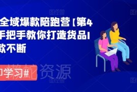 货品IP全域爆款陪跑营第4期 全流程教学手把手教你打造爆款货品IP