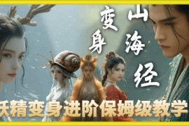 云天AI山海经妖精变身视频教程 保姆级进阶制作教学