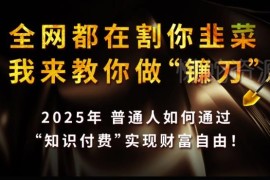2025普通人知识付费实操攻略 避坑落地实现财富增长
