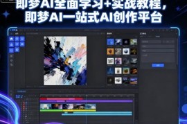即梦AI全面学习实战教程 一站式AI创作平台操作指南