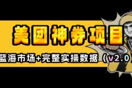 美团神券推广入门教程 外卖券膨胀项目v2.0版实操玩法详解