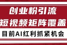 小红书抖音创业赛道引流获客方法 自热矩阵日引200+实操拆解