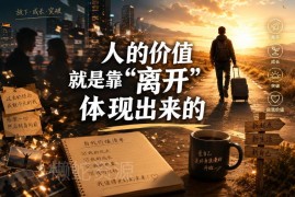 付费文章观点解析：为什么说人的价值靠“离开”来体现