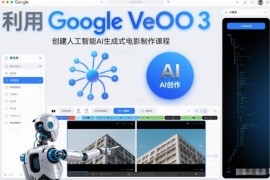 Google Veo 3人工智能生成式电影制作课程 零基础实操入门指南