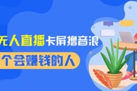 2024年12月新版无人直播卡屏撸音浪教程 稳定收益玩法详解