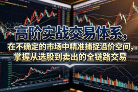 6月更新高阶实战交易体系 掌握选股到卖出全链路交易心法