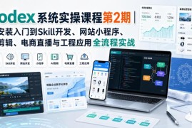 Codex系统实操课程第2期 从安装入门到全场景落地全流程实战