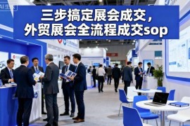 外贸展会全流程成交SOP指南 三步搞定展会获客转化实操