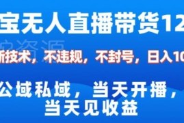2025淘宝无人直播合规实操攻略 不封号零成本布局双十一流量风口