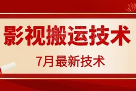 2024年7月29日最新影视搬运实操技术 助力作品突破百万播放