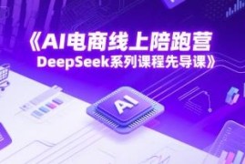 AI电商线上陪跑营 DeepSeek系列课程先导课入门实操教程