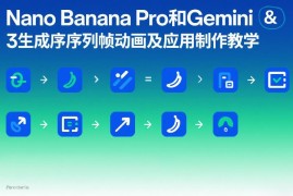 零基础入门教程：Nano Banana Pro与Gemini3生成序列帧动画及应用制作