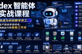 Codex智能体实战课程 从零搭建智能工作流打造专属数字员工