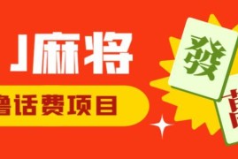 收费1980元的JJ麻将全自动撸话费挂机项目揭秘 单机收益200+