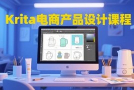 Krita电商产品设计全链路课程 从软件使用到创意落地实操教学